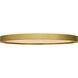 Outskirts LED 15 inch Brushed Gold Flush Mount Ceiling Light, Medium