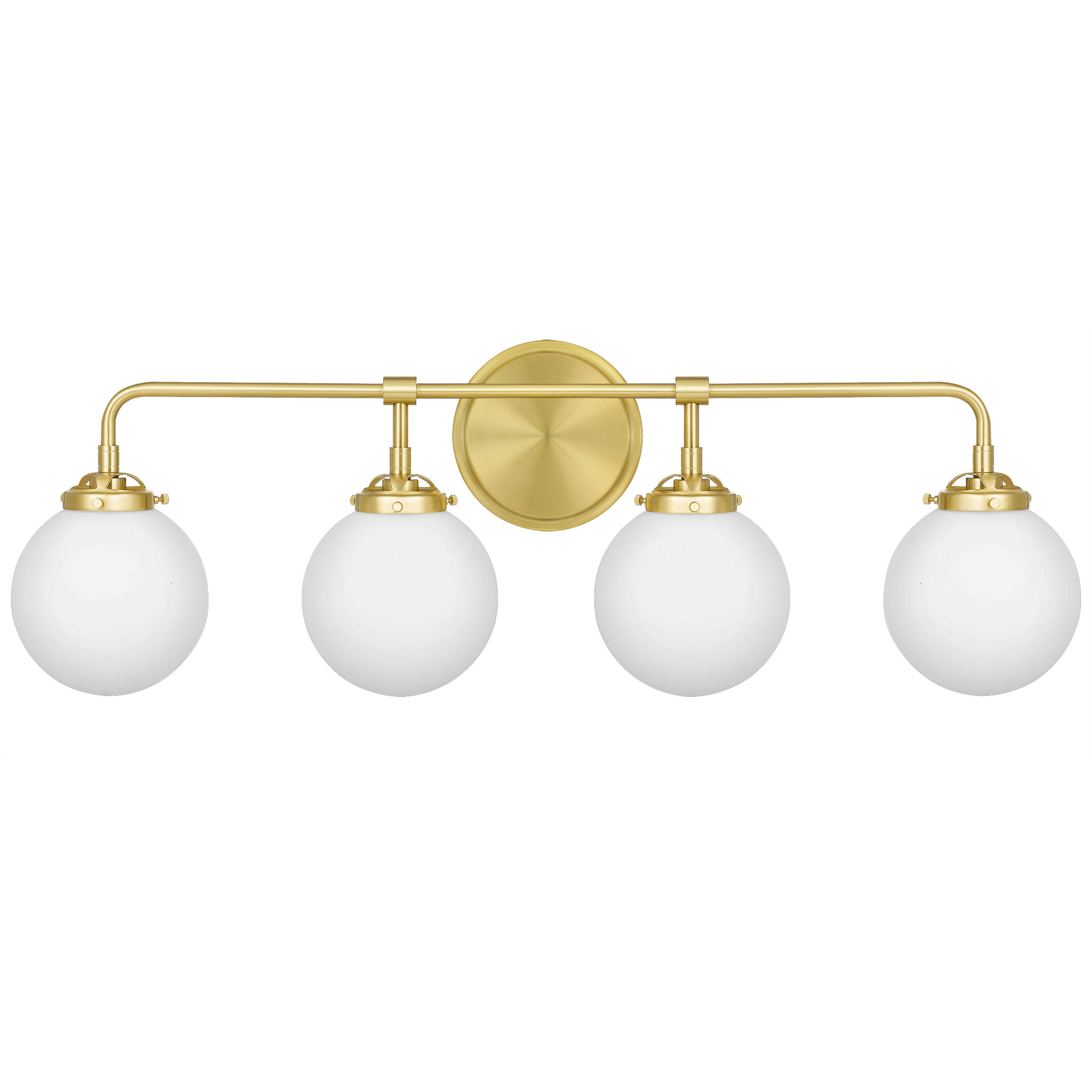 Landry 4 Light 32 inch Satin Brass Bath Light Wall Light