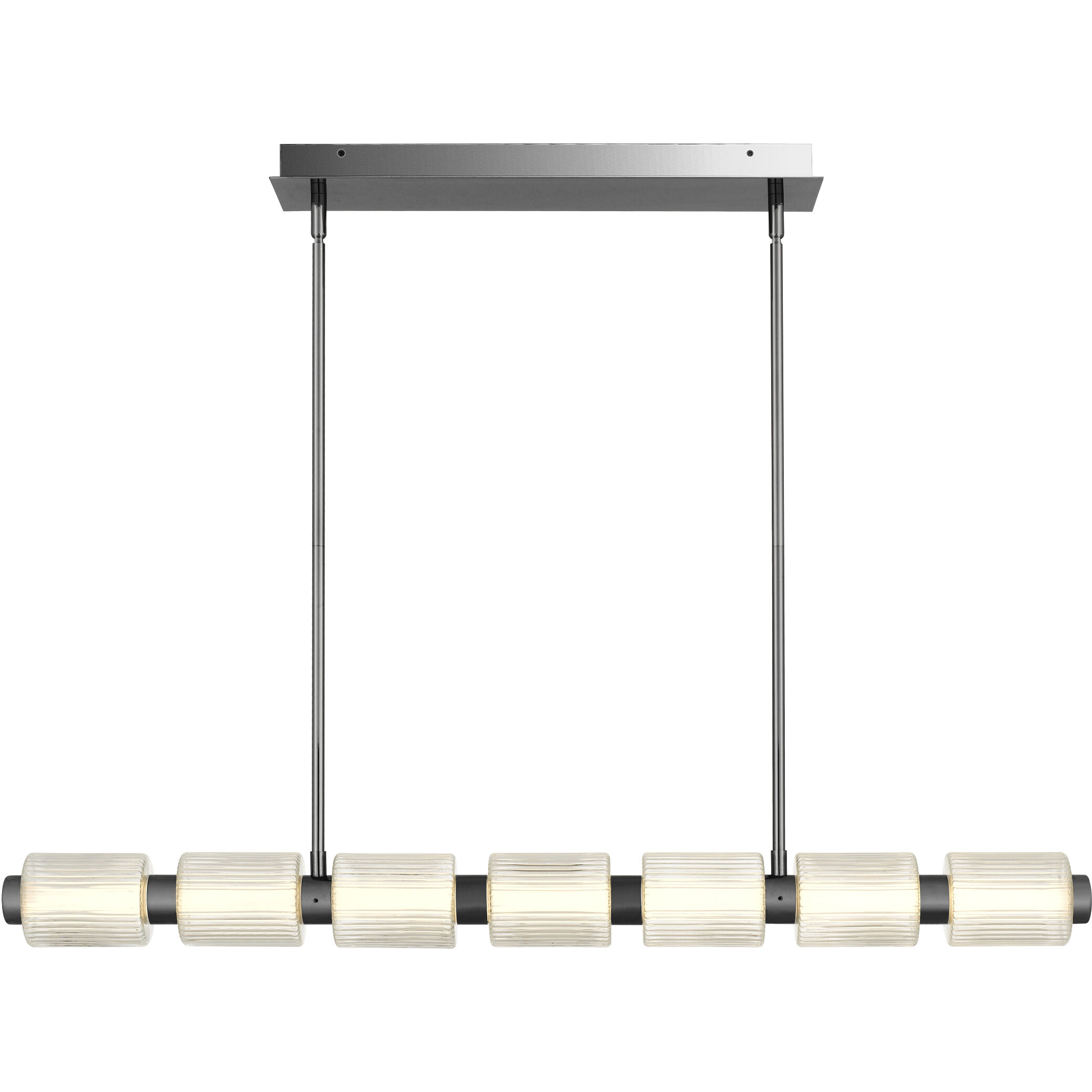 Turner LED 42.25 inch Black Chrome Island Light Ceiling Light