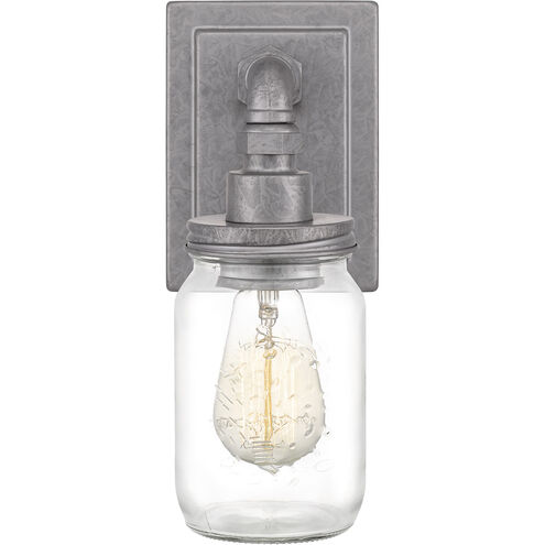 Squire 1 Light 5 inch Galvanized Wall Sconce Wall Light