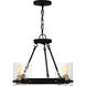 Gloucester 4 Light 20 inch Matte Black Chandelier Ceiling Light