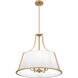 Harte 5 Light 24 inch Bronze Gold Pendant Ceiling Light, Large