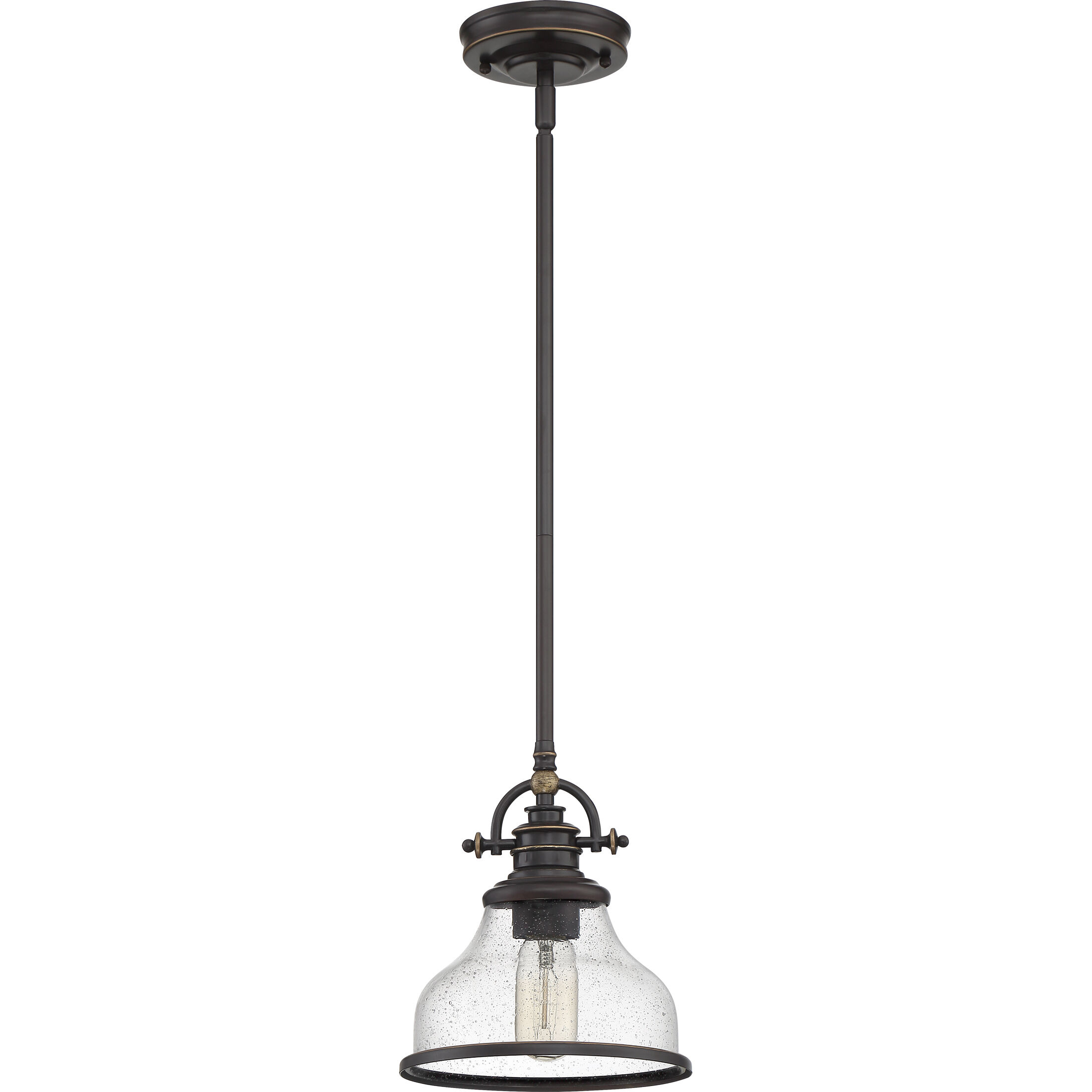 Grant 1 Light 8 inch Palladian Bronze Mini Pendant Ceiling Light