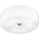 Oberman LED 15 inch Matte Black Flush Mount Ceiling Light, Medium