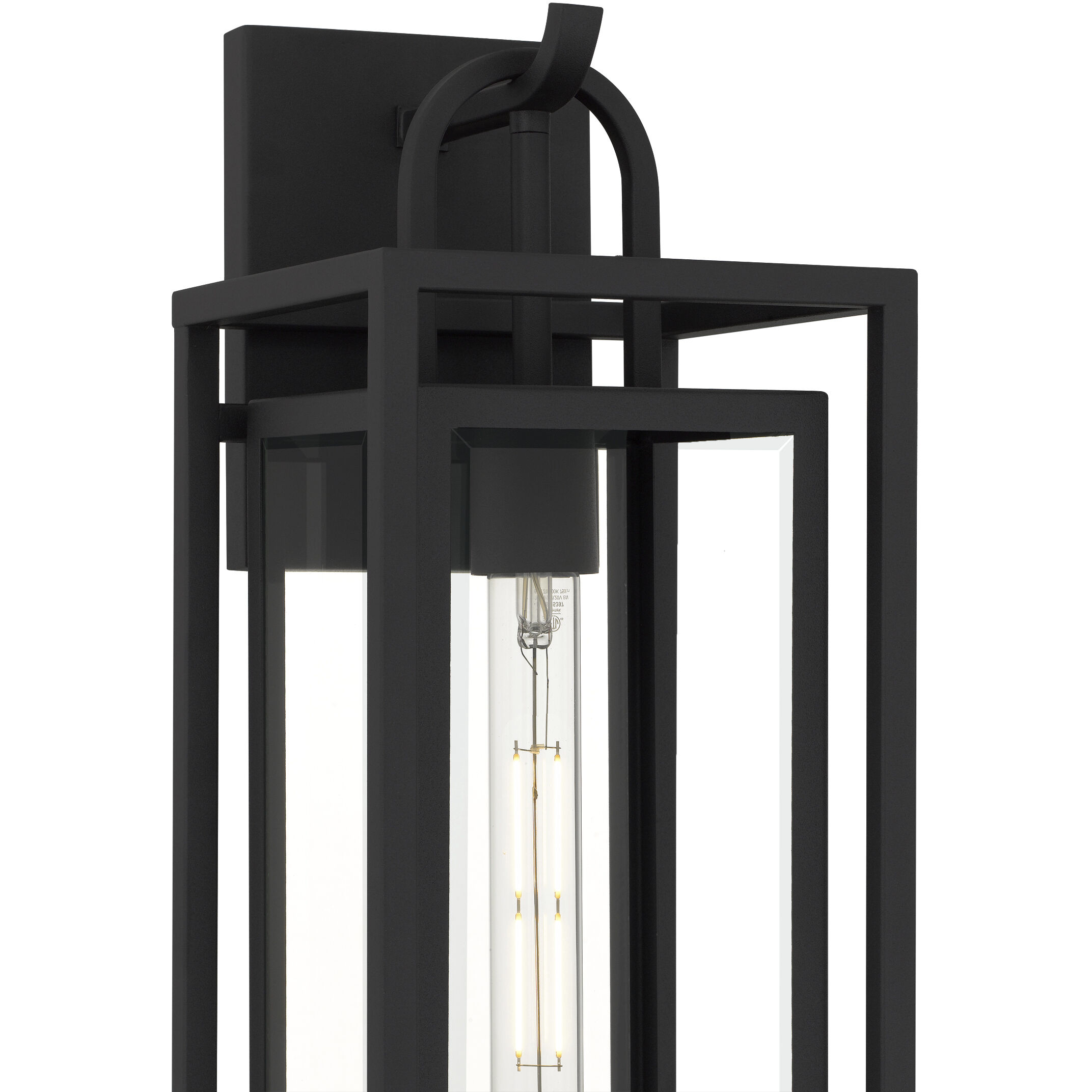 Jayce 1 Light 19 inch Matte Black Outdoor Wall Lantern