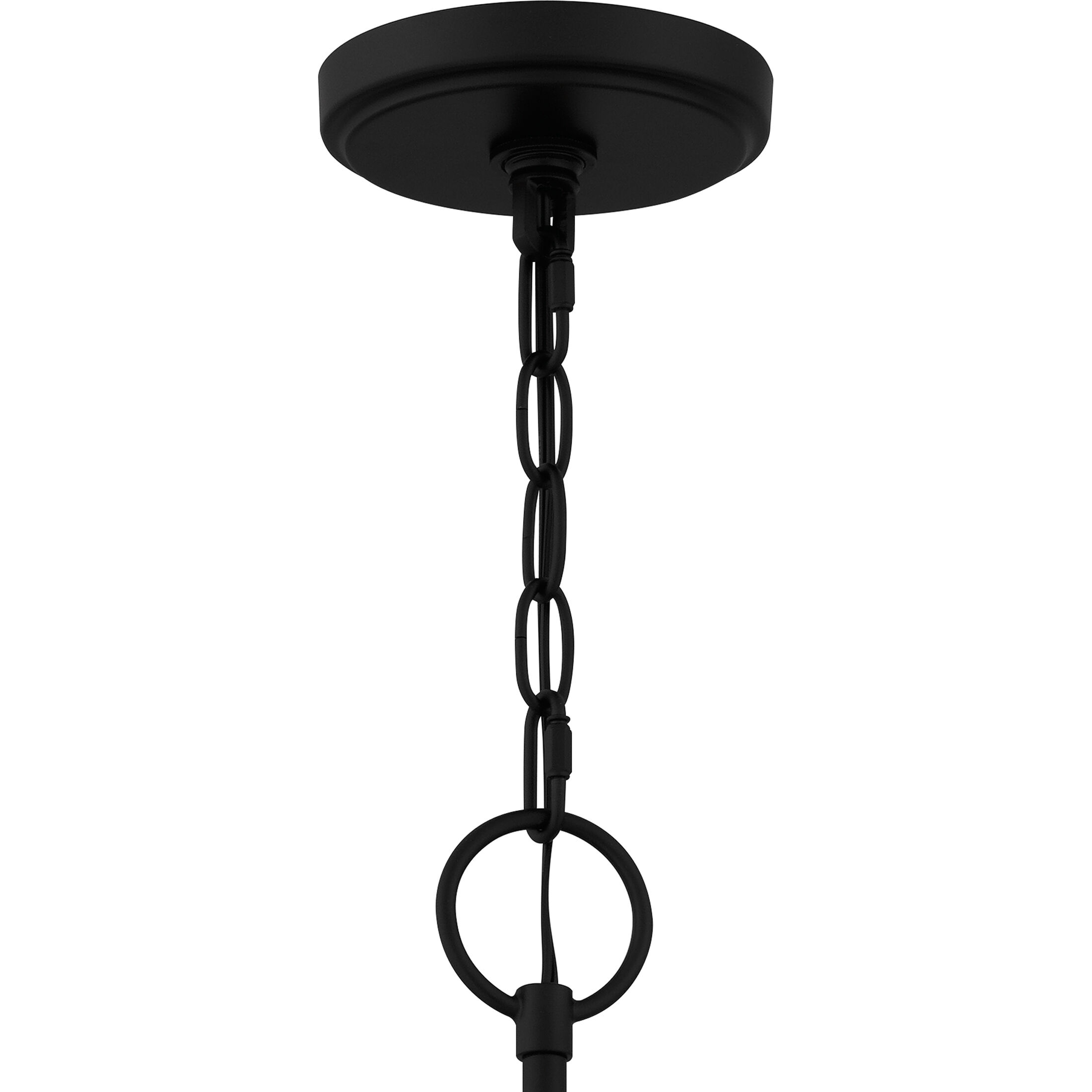 Hillside 5 Light 26.25 inch Matte Black Chandelier Ceiling Light