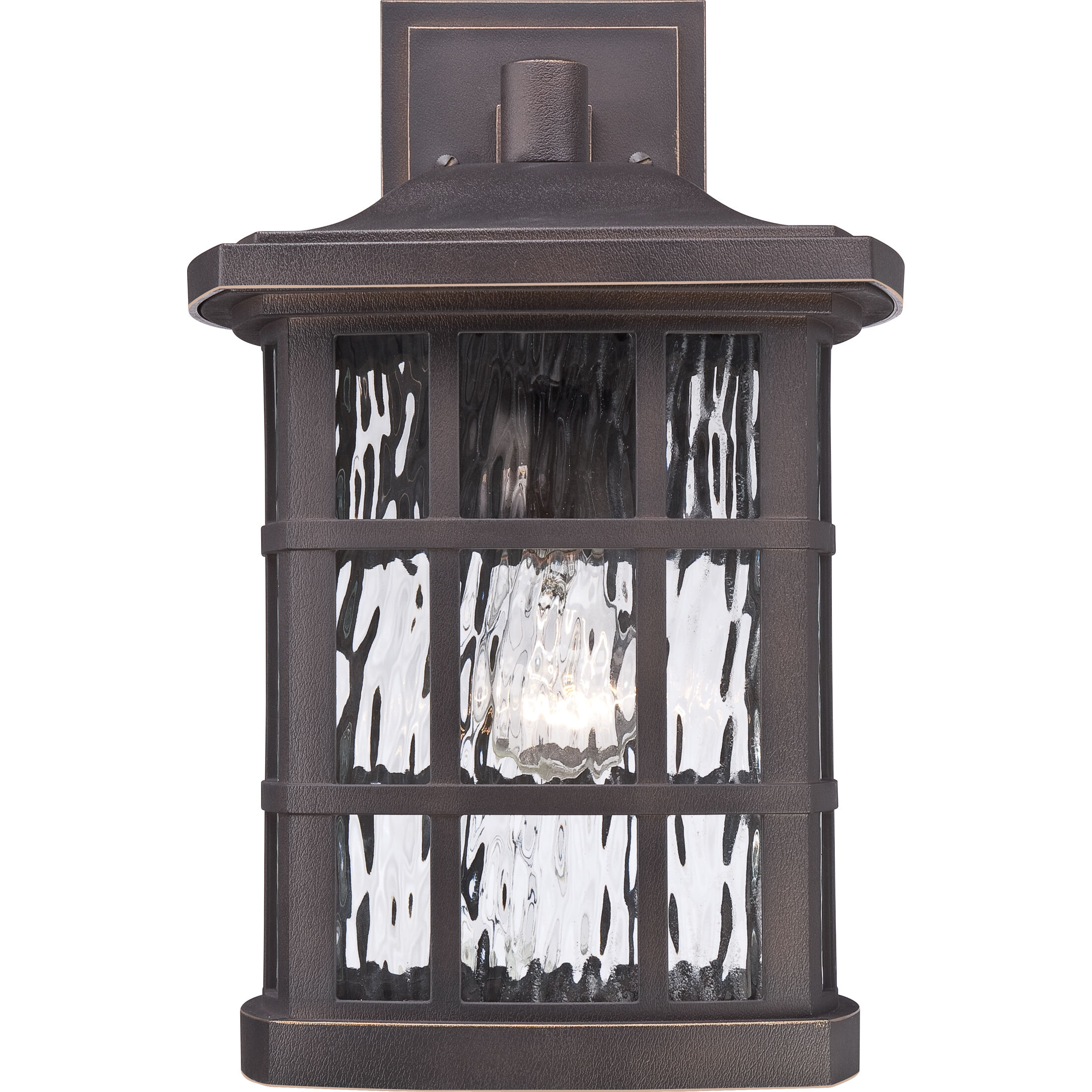 Stonington 1 Light 16 inch Palladian Bronze Outdoor Wall Lantern