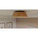 Zahara 3 Light 18.25 inch Matte Black Flush Mount Ceiling Light, Large