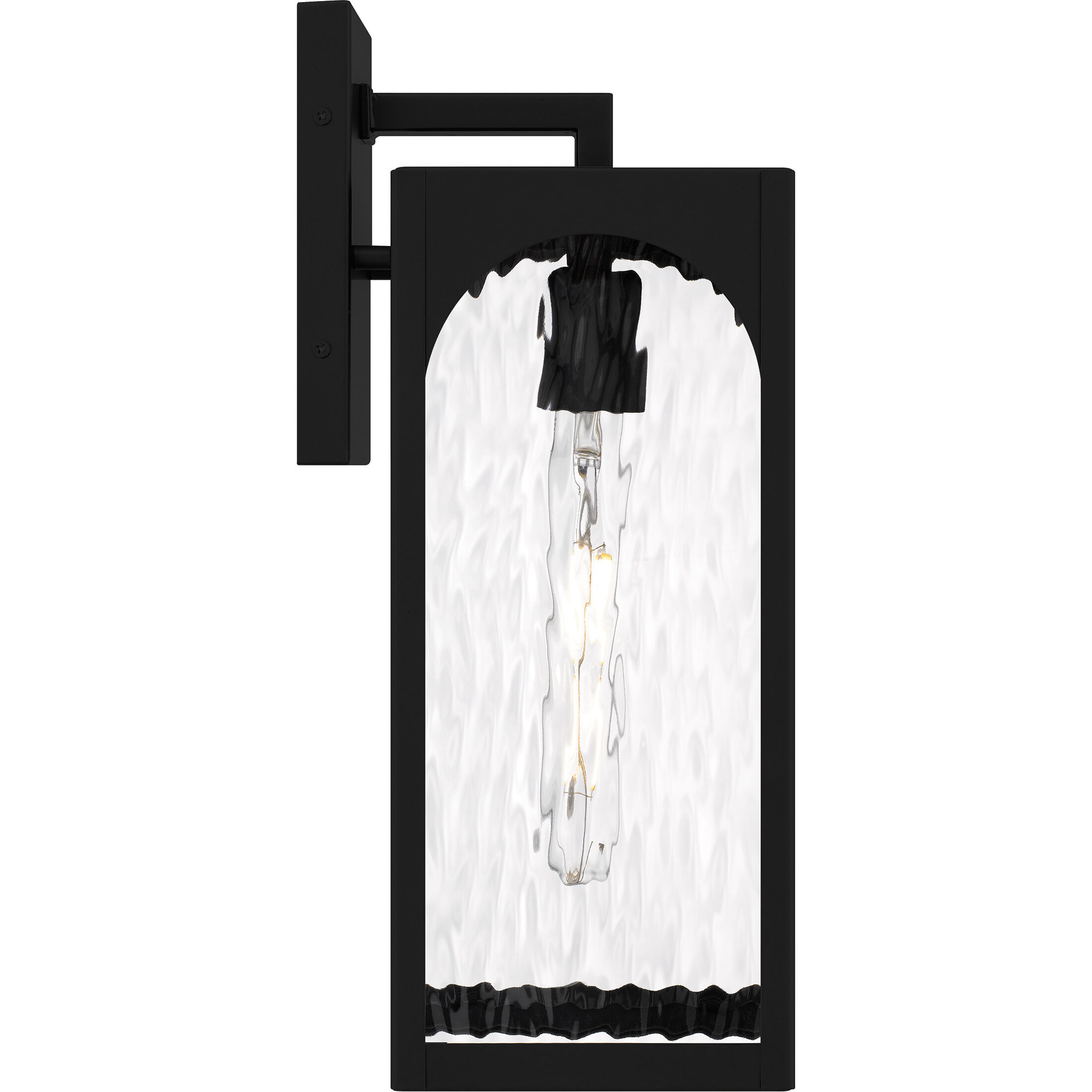 Dallington 1 Light 16.75 inch Matte Black Outdoor Wall Lantern, Medium