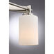 Taylor 3 Light 21 inch Brushed Nickel Bath Light Wall Light
