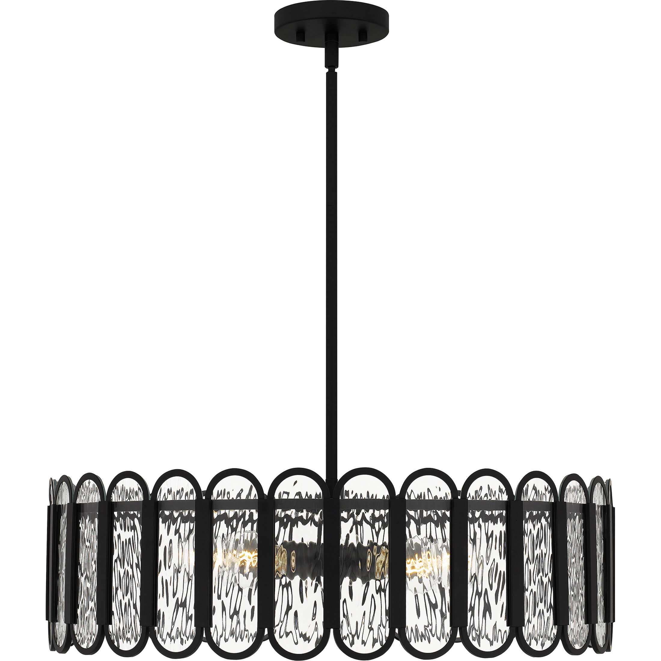 Vera 5 Light 24 inch Matte Black Pendant Ceiling Light
