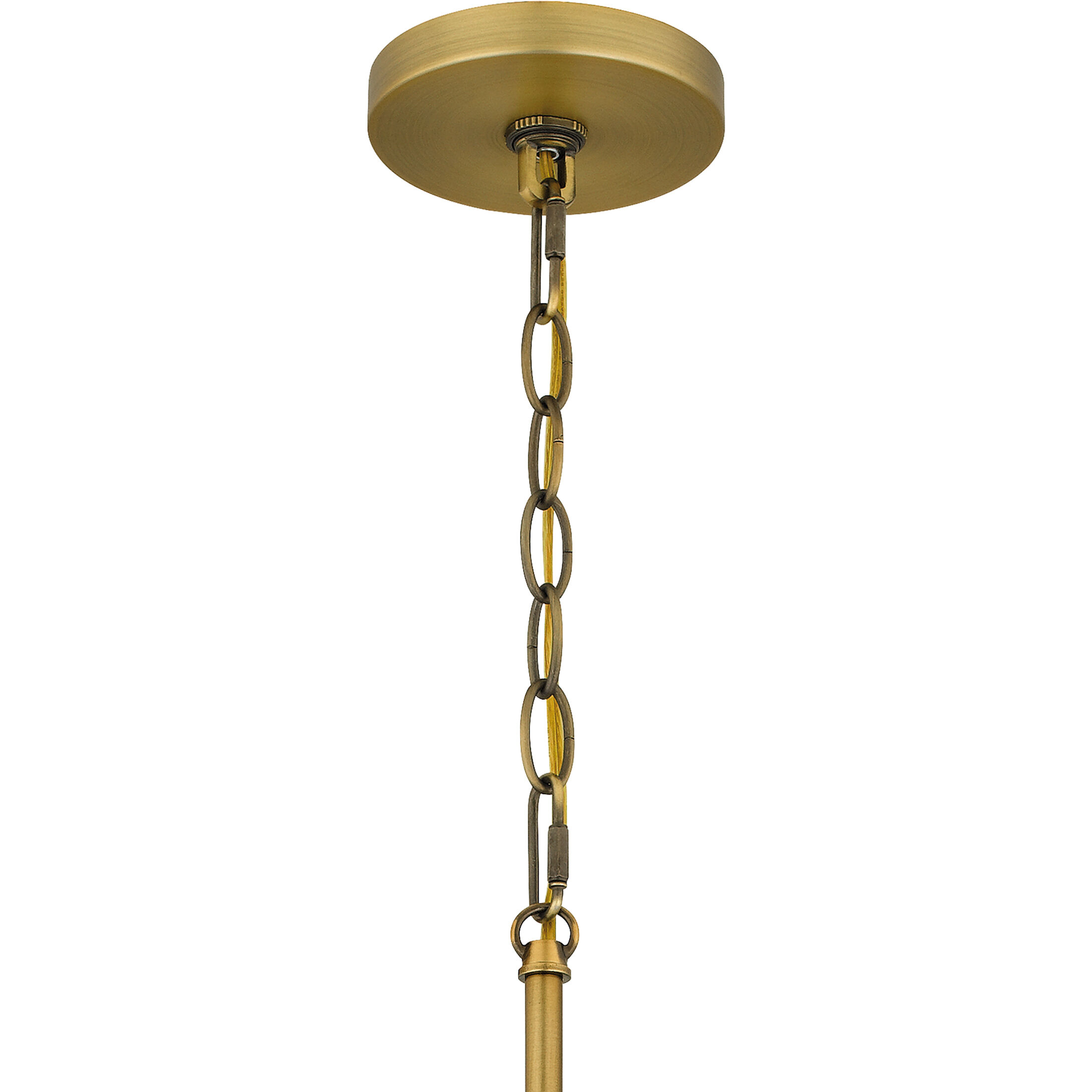 Airedale 8 Light 30 inch Aged Brass Chandelier Ceiling Light