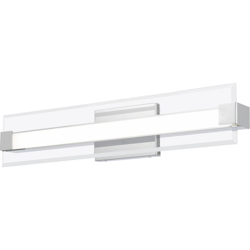 Salon LED 25 inch Polished Chrome Bath Light Wall Light