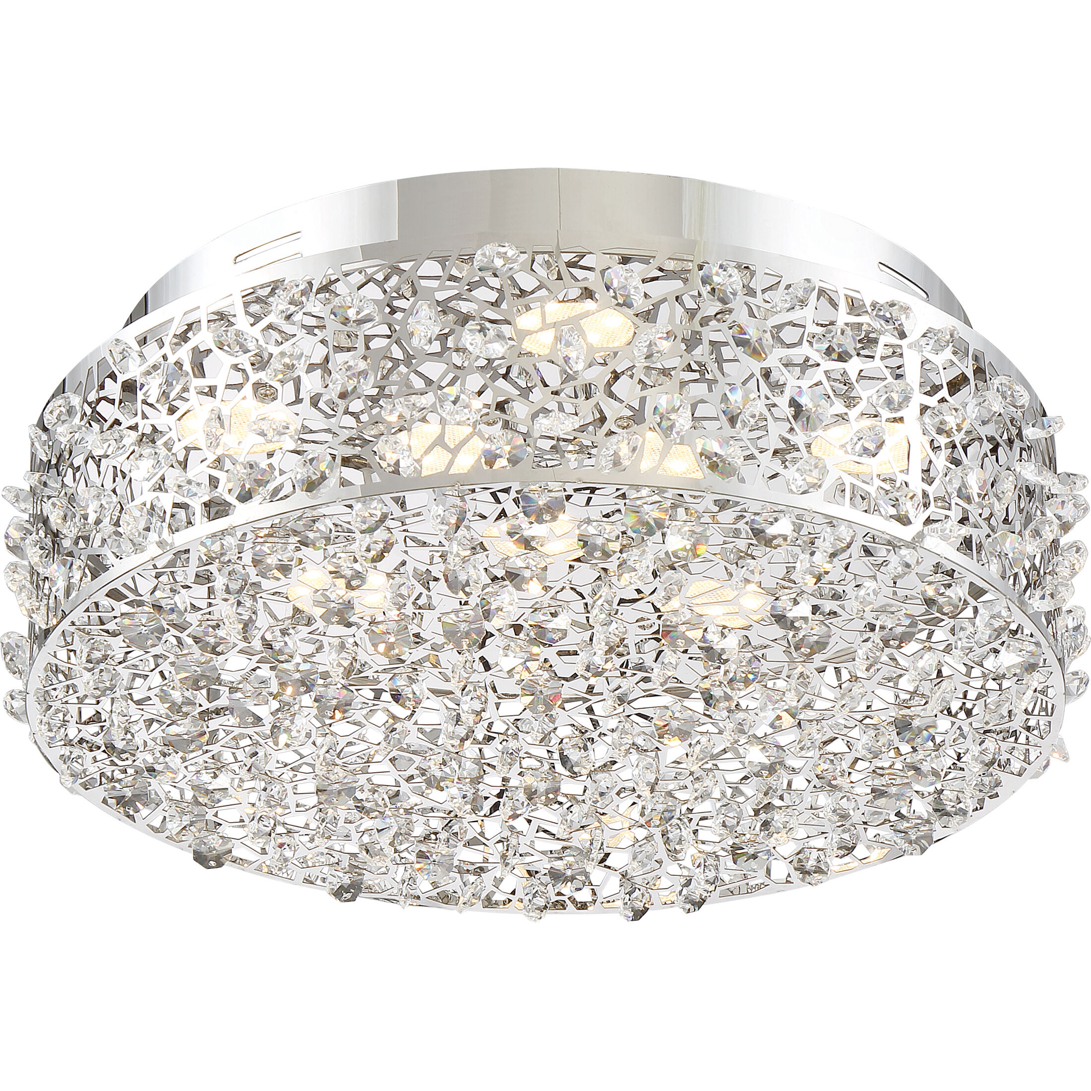 Starlet LED 14 inch Polished Chrome Flush Mount Ceiling Light