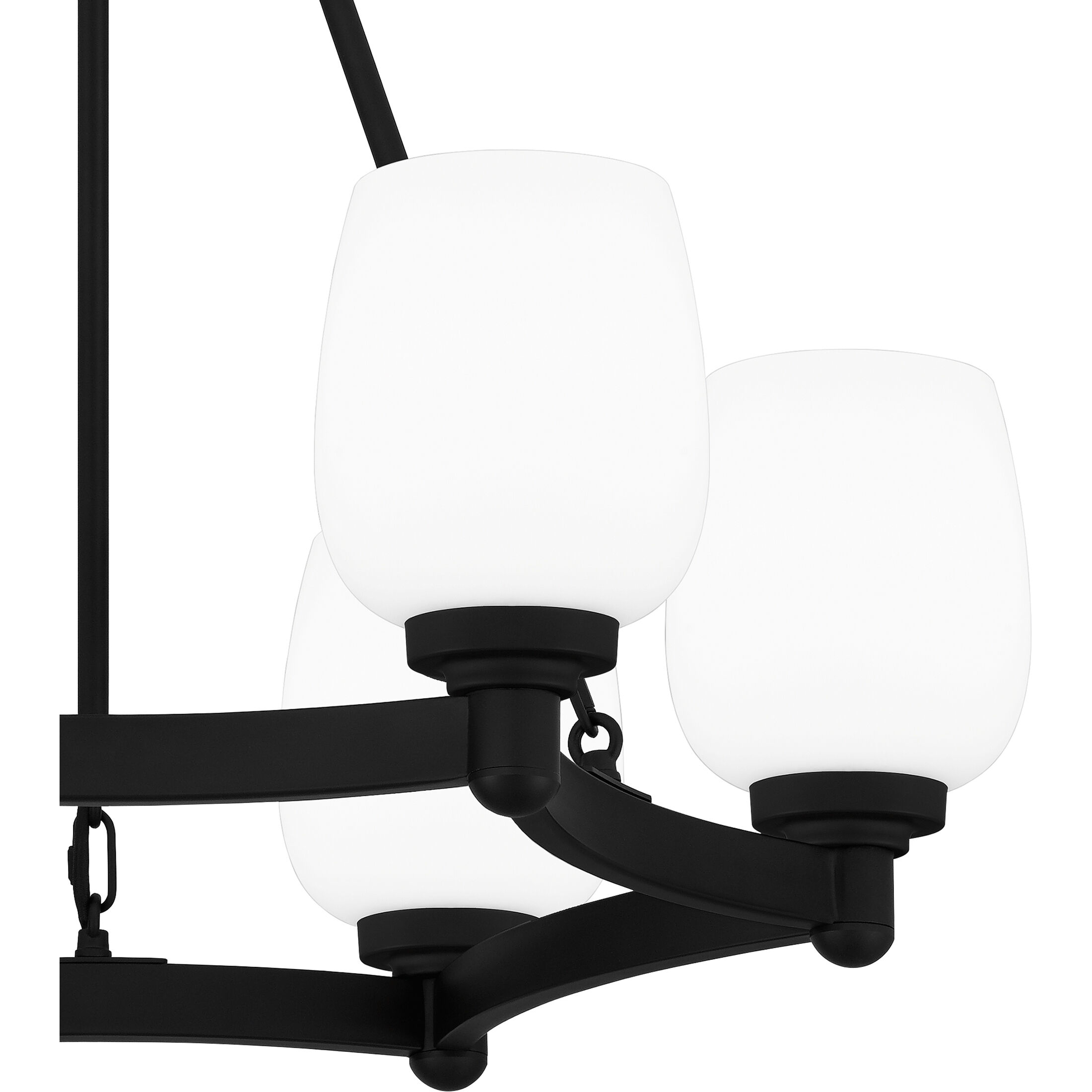 Penning 6 Light 28 inch Matte Black Chandelier Ceiling Light