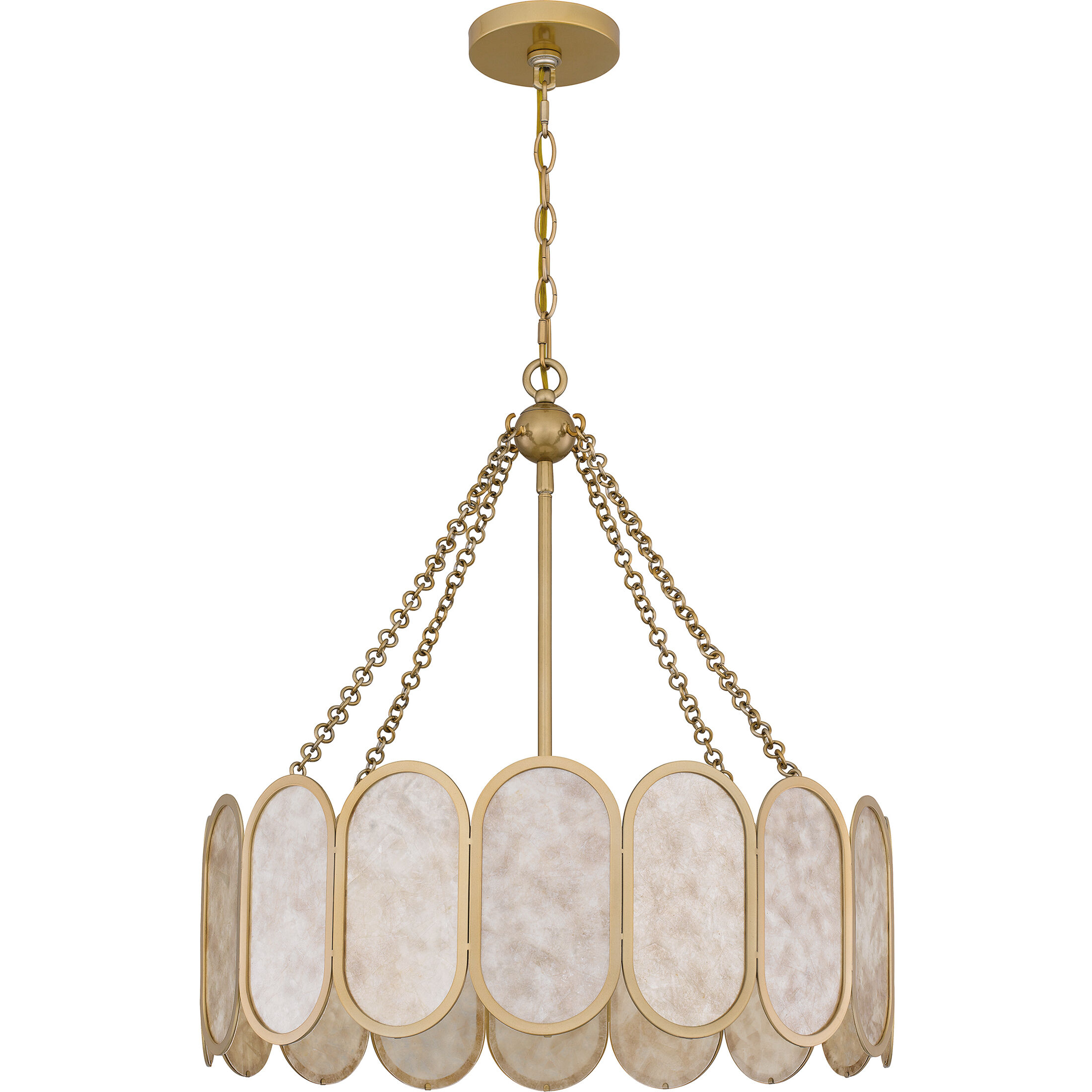 Amalia 4 Light 22 inch Light Gold Pendant Ceiling Light