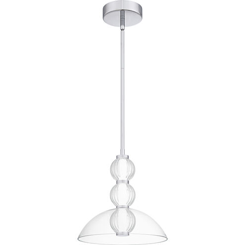 Elway LED 12 inch Polished Chrome Pendant Ceiling Light