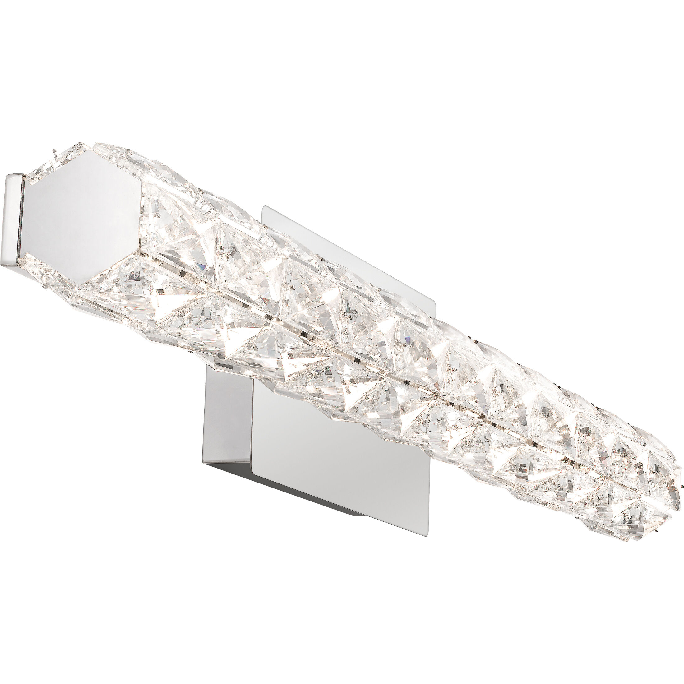 Luster LED 33 inch Polished Chrome Vanity Light Wall Light