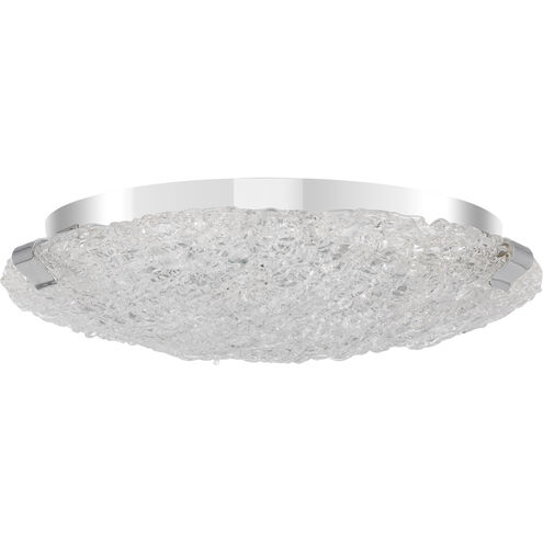 Winter LED 15 inch Polished Chrome Semi-Flush Mount Ceiling Light