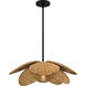 Willa 1 Light 22 inch Matte Black Pendant Ceiling Light, Large