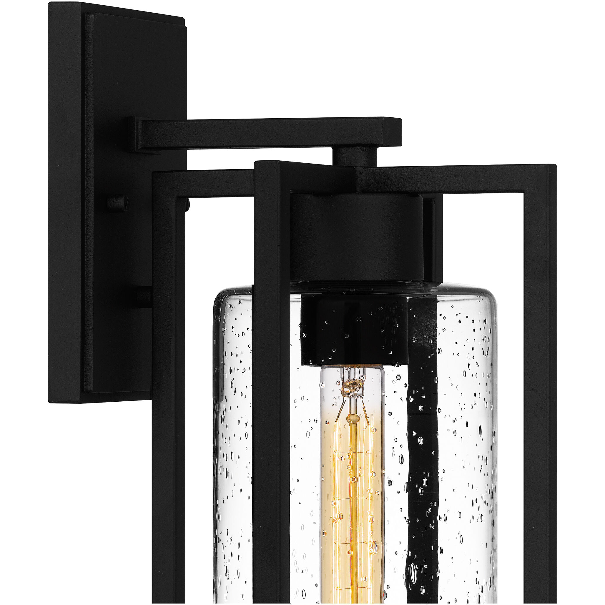 Damien 1 Light 17 inch Earth Black Outdoor Wall Lantern