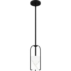 Fairbanks 1 Light 5.25 inch Matte Black Mini Pendant Ceiling Light, Small
