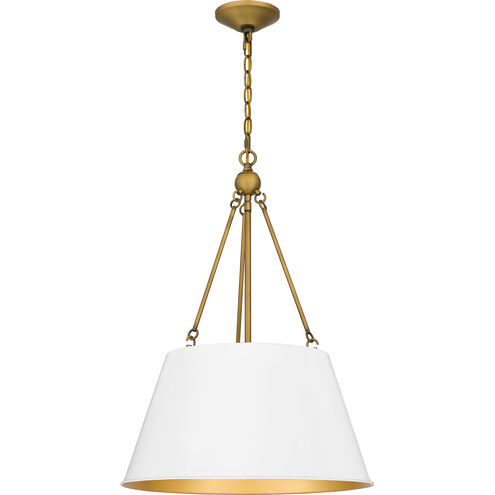 Aberdale 4 Light 19 inch White Lustre Pendant Ceiling Light