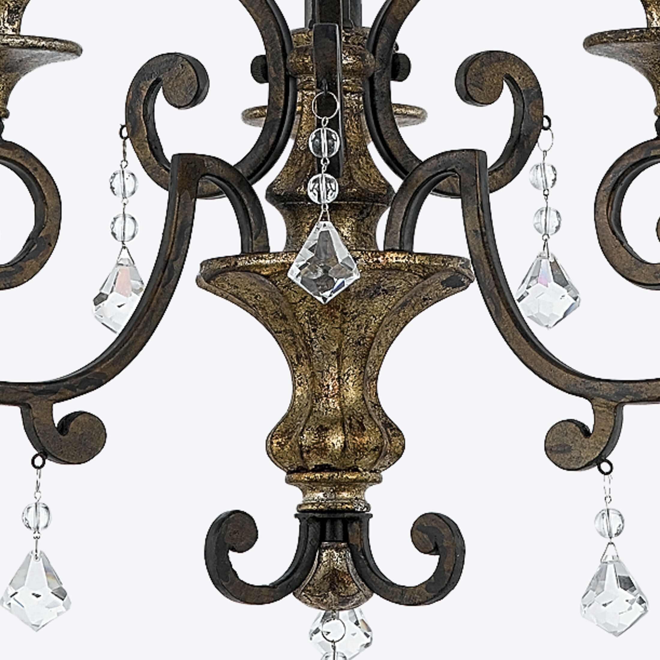 Marquette 3 Light 17 inch Heirloom Mini Chandelier Ceiling Light