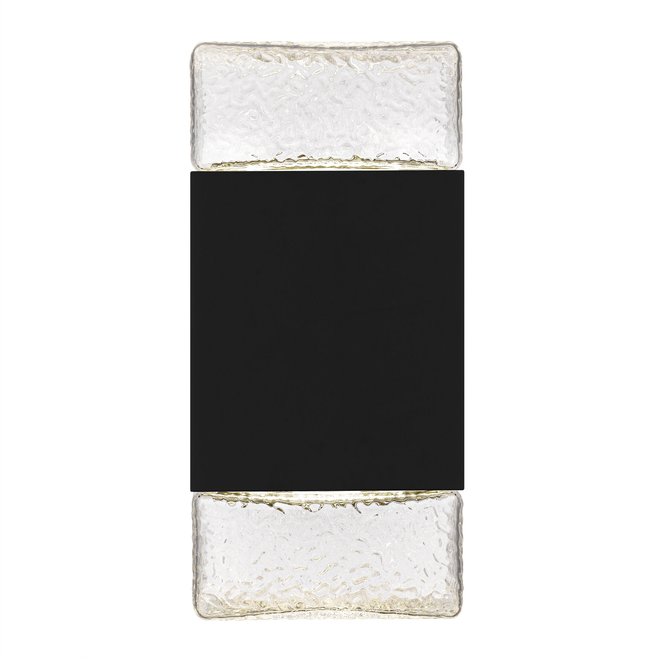 Saxton LED 10 inch Matte Black Outdoor Wall Lantern, Small