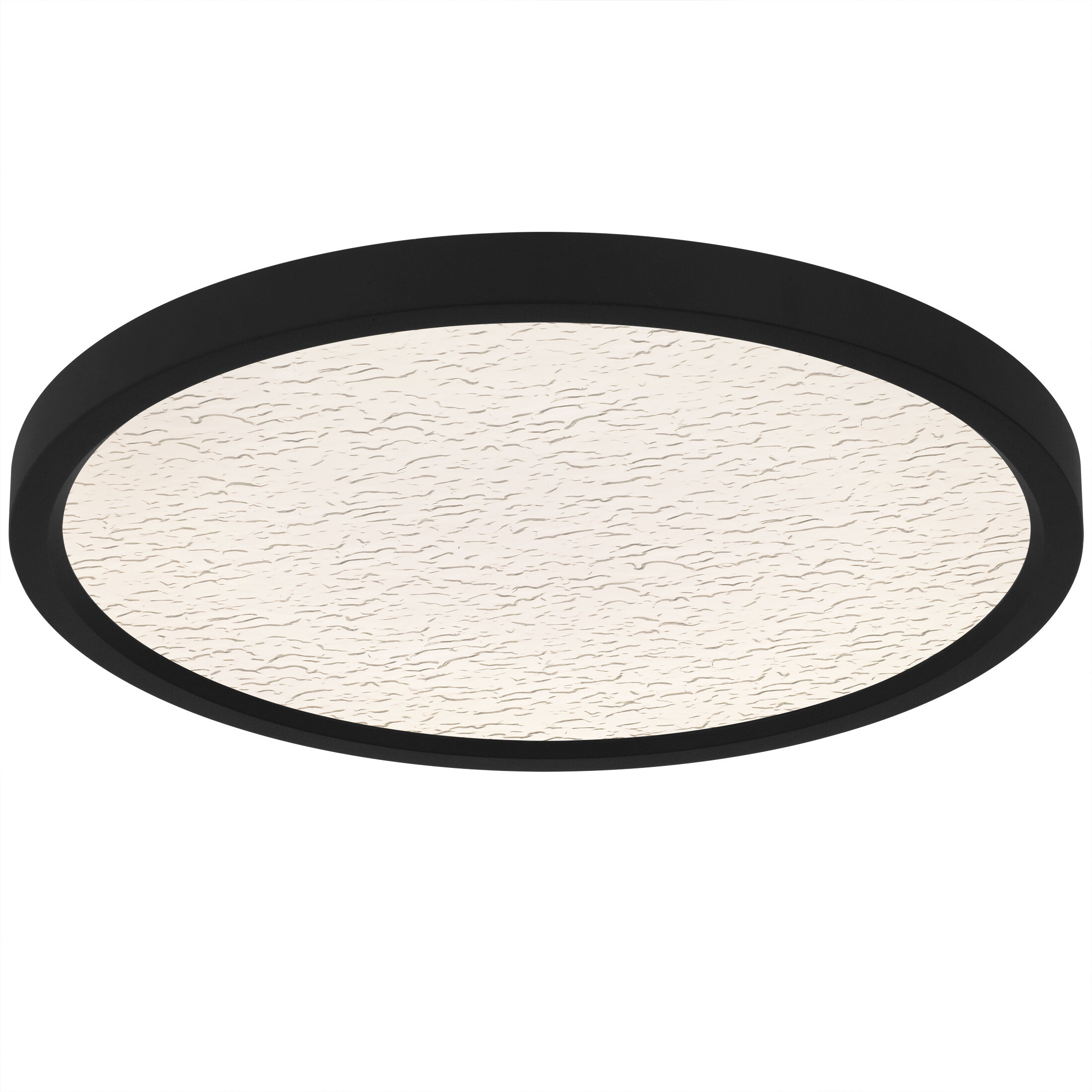 Outskirts LED 15 inch Earth Black Flush Mount Ceiling Light, Medium
