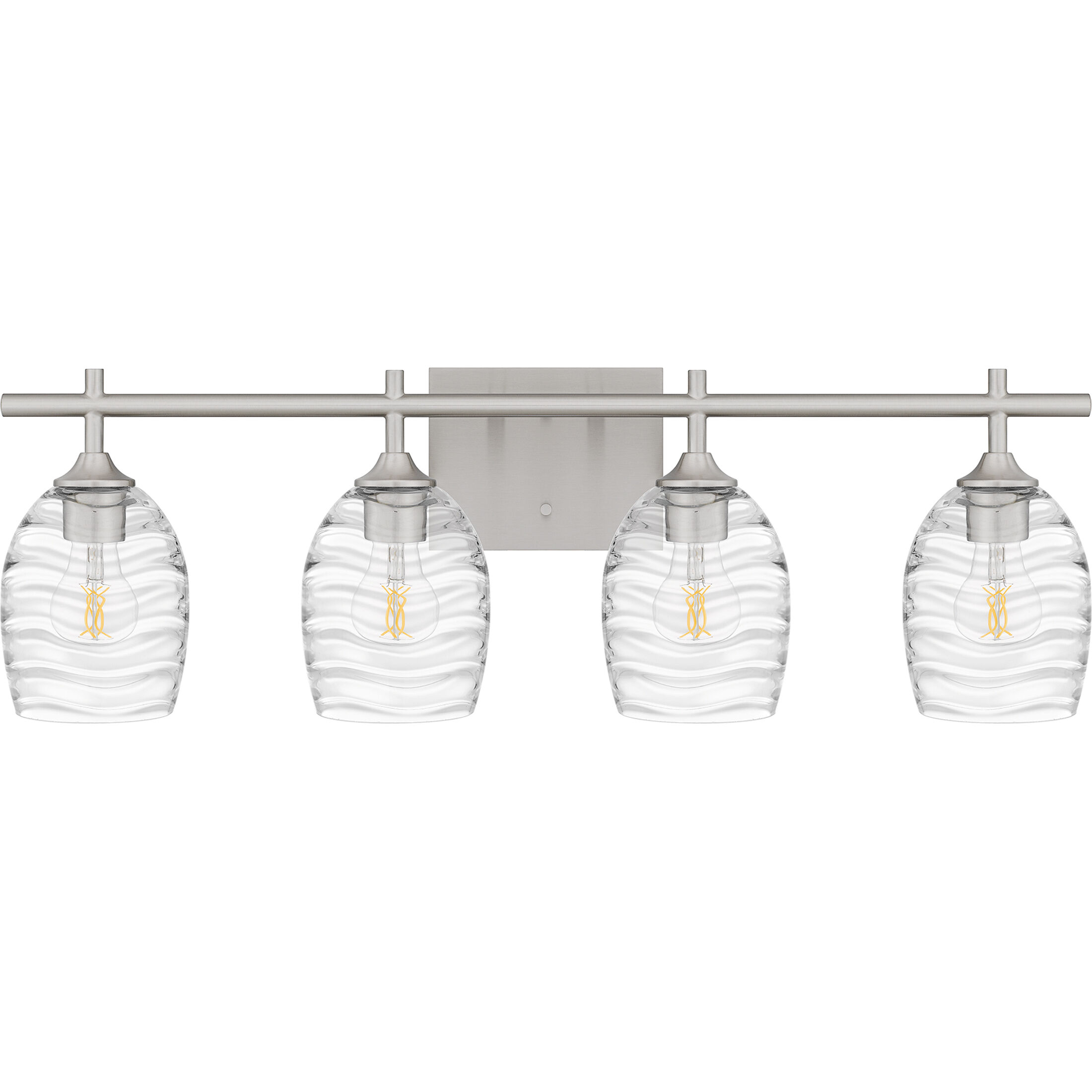 Lucy 4 Light 29 inch Brushed Nickel Bath Light Wall Light, Extra Large