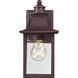 Chancellor 1 Light 12 inch Copper Bronze Outdoor Wall Lantern
