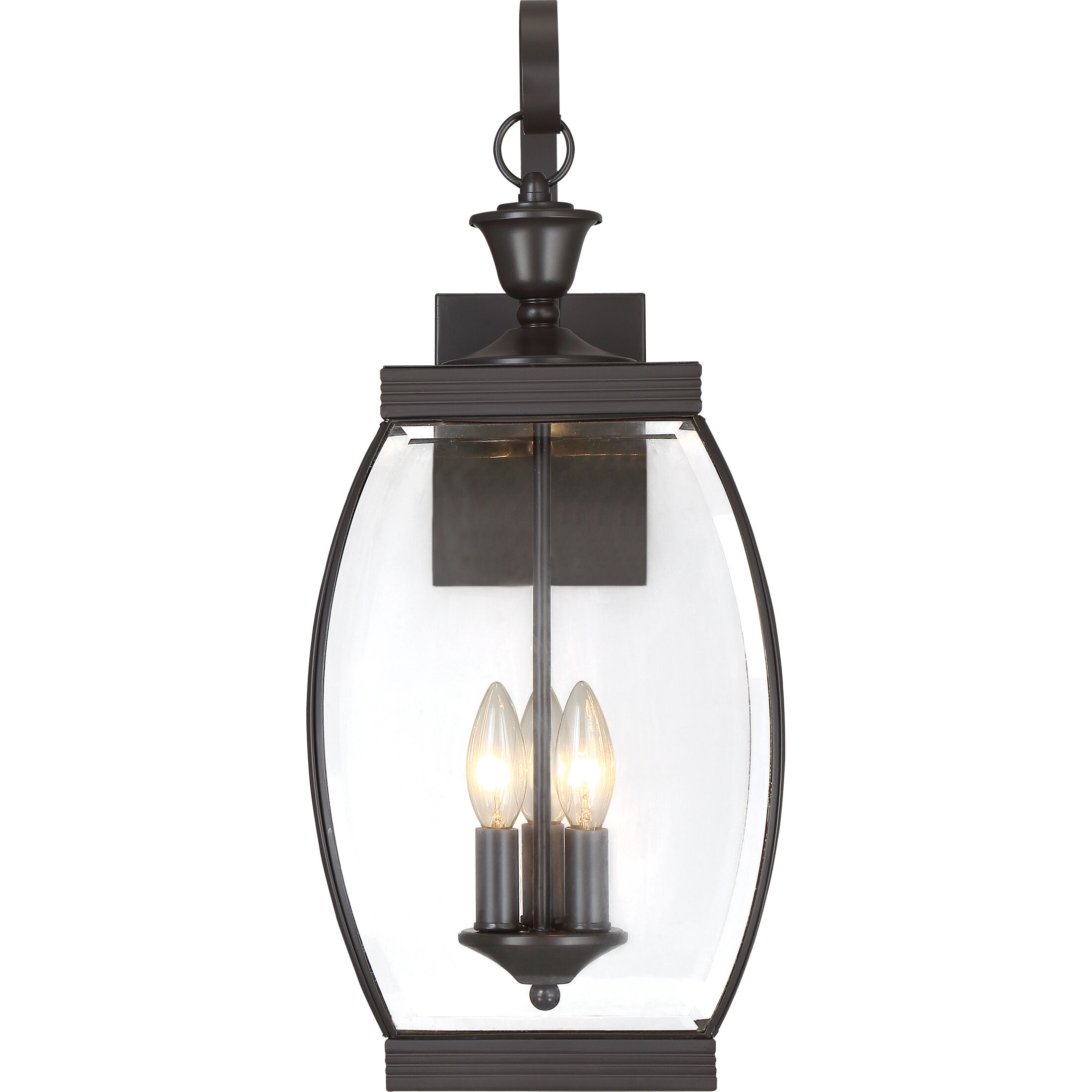 Oasis 3 Light 23 inch Medici Bronze Outdoor Wall Lantern