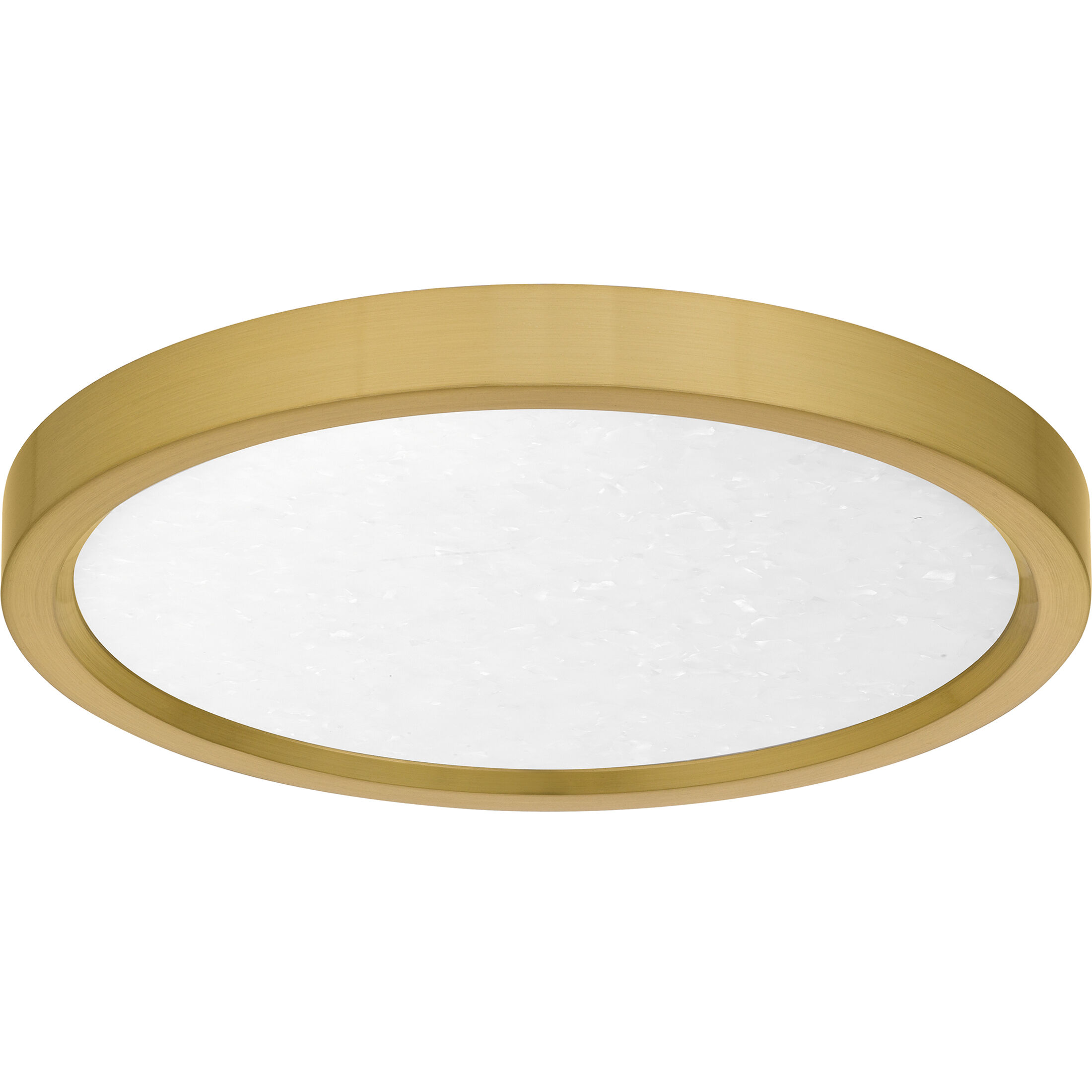 Outskirts LED 11 inch Brushed Gold Flush Mount Ceiling Light, Small