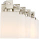 Taylor 5 Light 41 inch Brushed Nickel Bath Light Wall Light