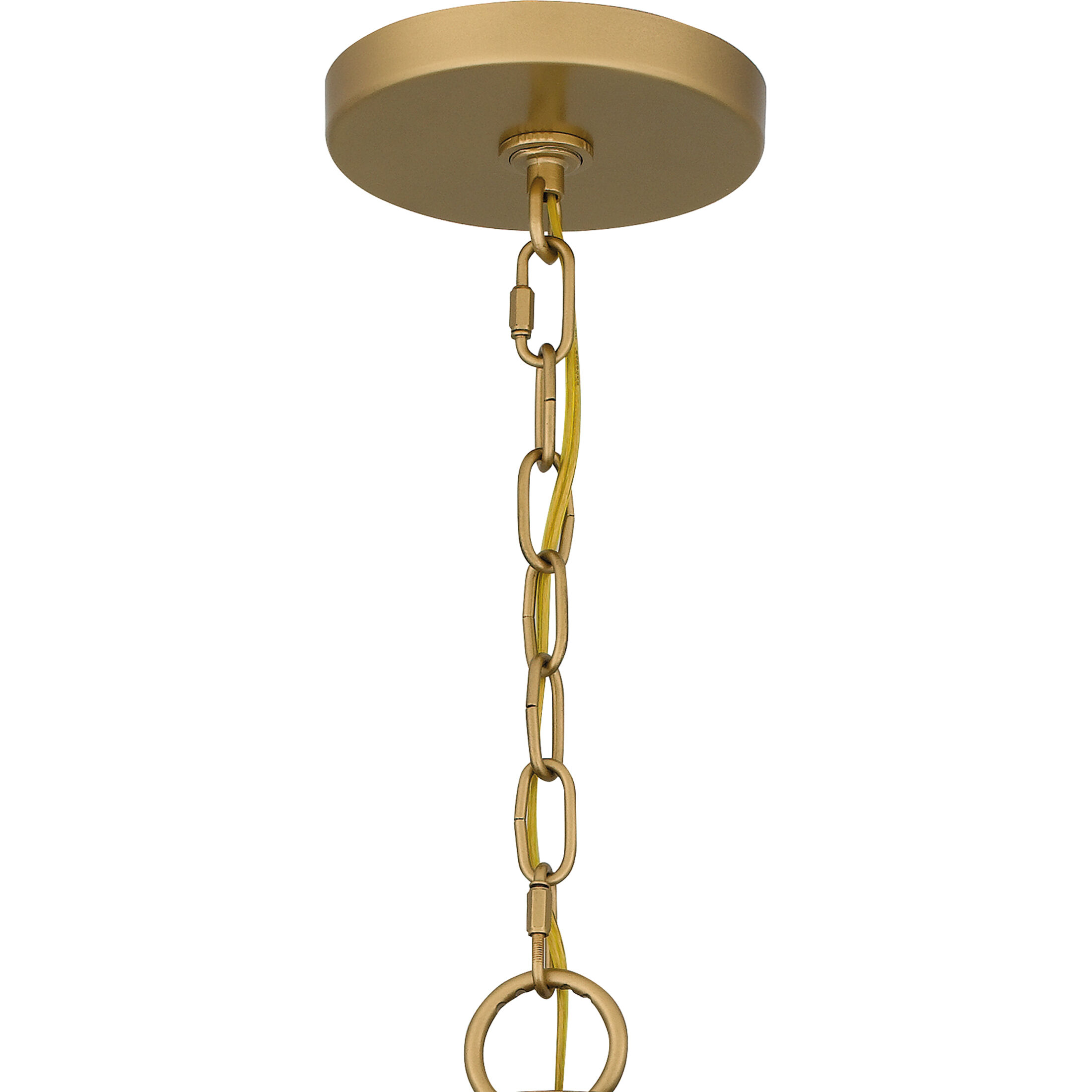 Kelleher 5 Light 24 inch Nouveau Painted Weathered Brass Chandelier Ceiling Light