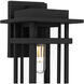 Morgan 1 Light 12 inch Earth Black Outdoor Wall Lantern