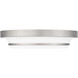 Cromwell 15 inch Brushed Nickel Flush Mount Ceiling Light