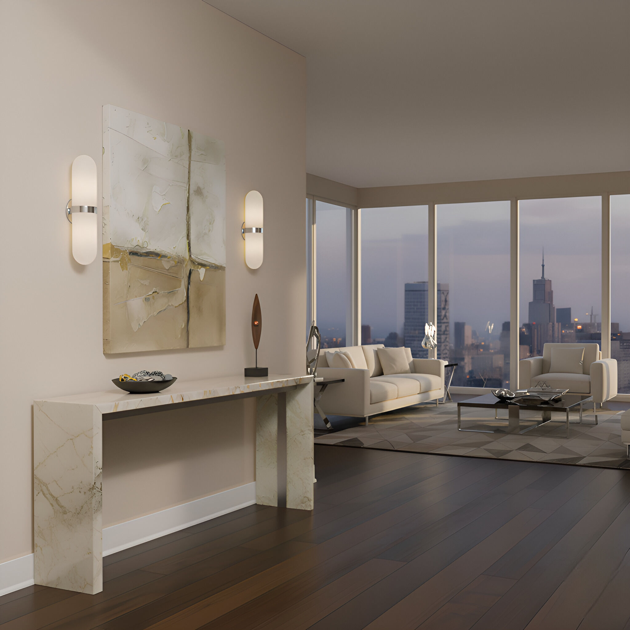 Bree Wall Sconce Wall Light in Polished Chrome