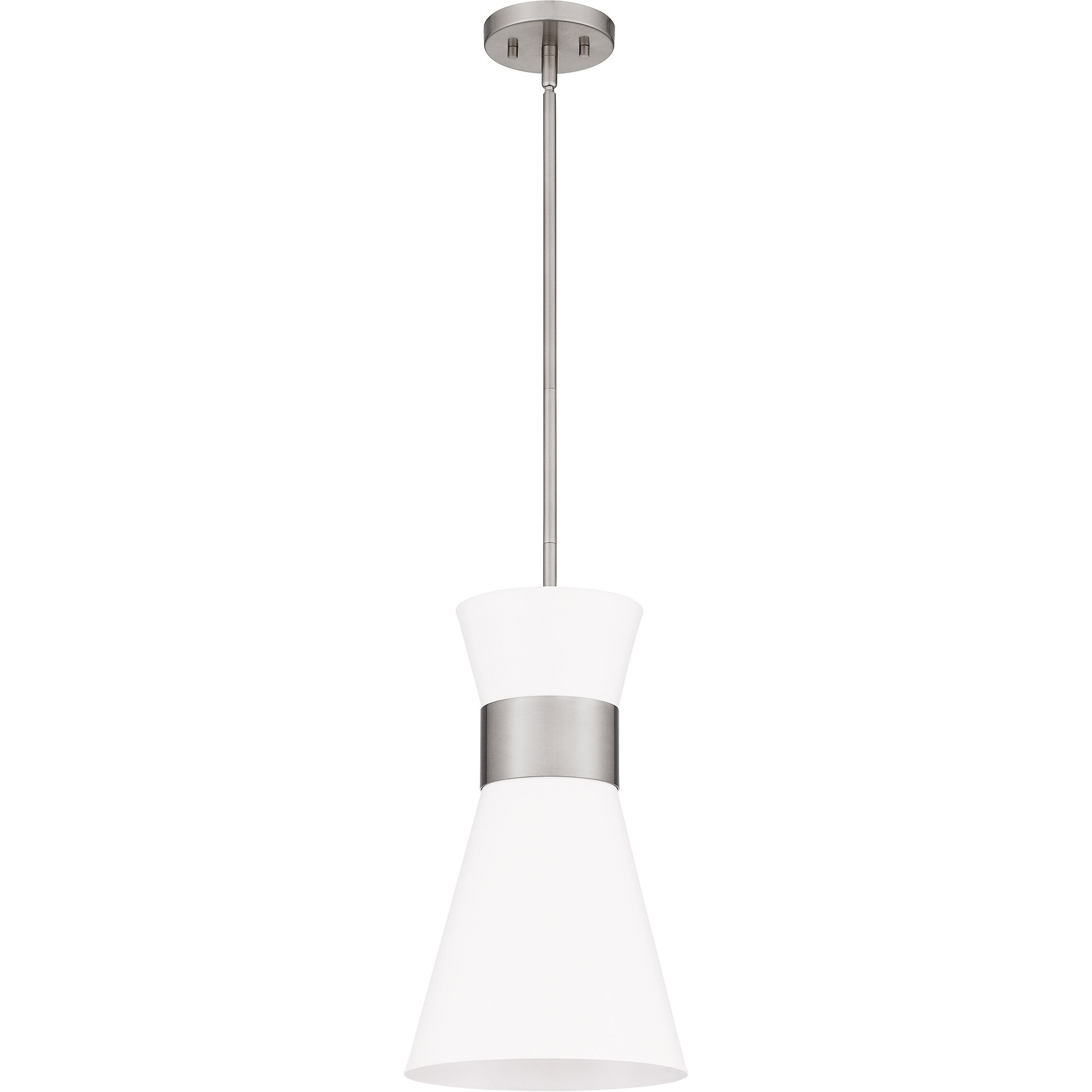 Fremont 1 Light 10 inch Brushed Nickel Mini Pendant Ceiling Light, Small