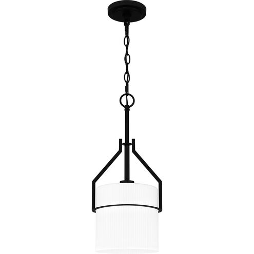 Seymour 1 Light 8.5 inch Matte Black Mini Pendant Ceiling Light, Small