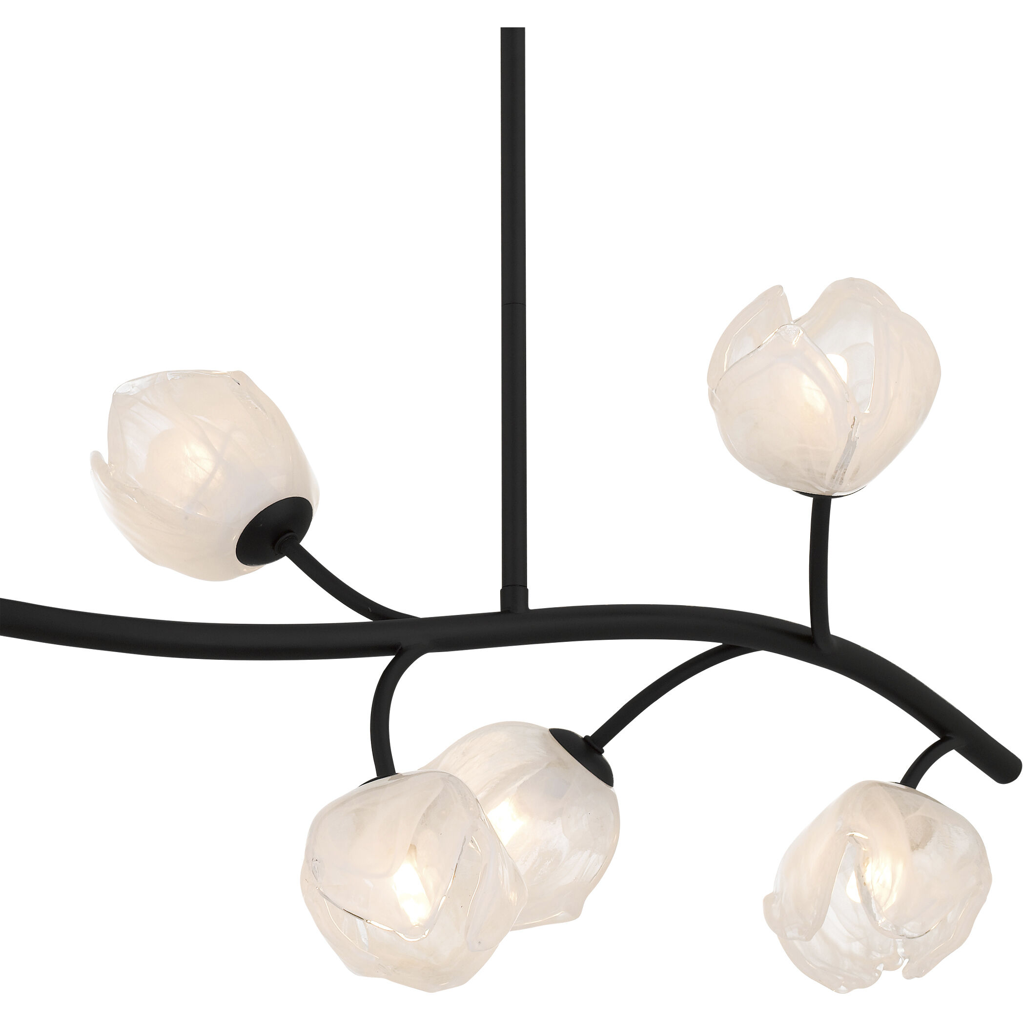Walker 10 Light 48.5 inch Matte Black Island Light Ceiling Light