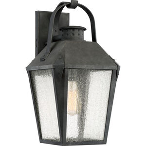Quoizel Carriage 1 Light 19 inch Mottled Black Outdoor Wall Lantern CRG8410MB - Open Box