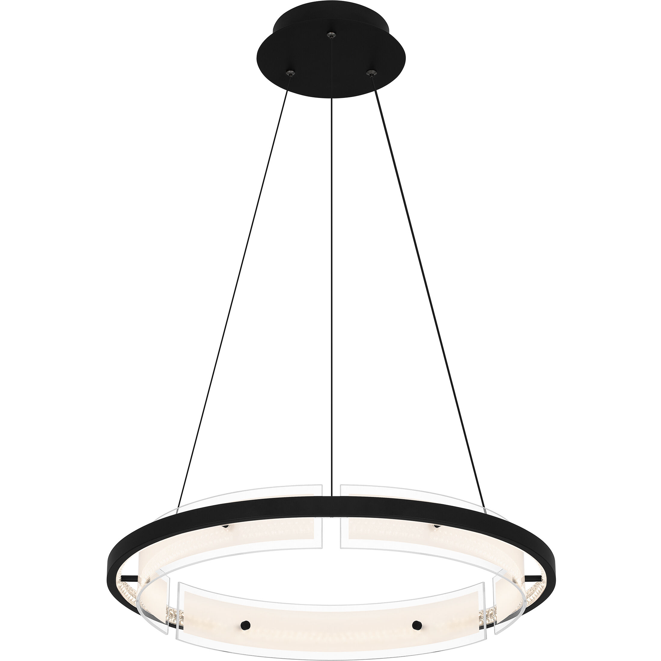 Malik 20 inch Matte Black Pendant Ceiling Light