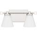 Daniels LED 13.25 inch Polished Nickel Bath Light Wall Light