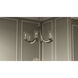 Allard 6 Light 32 inch Brushed Nickel Chandelier Ceiling Light