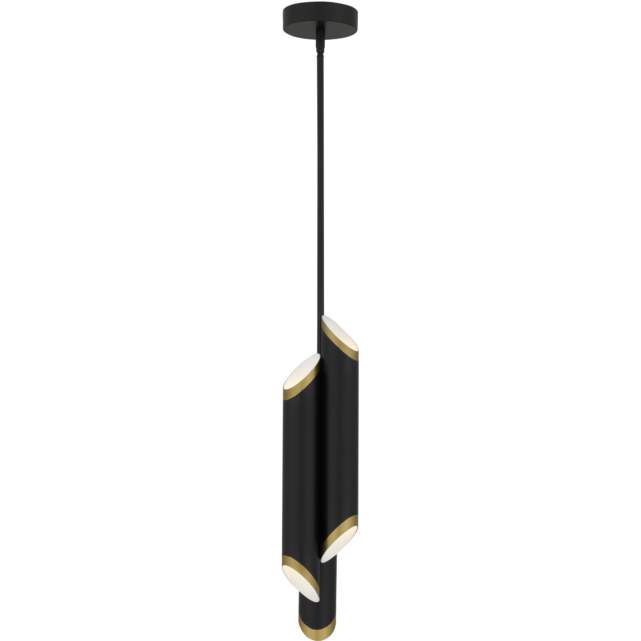 Manelis LED 5.5 inch Matte Black Mini Pendant Ceiling Light
