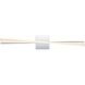 Fox LED 28 inch Polished Chrome Bath Light Wall Light, Large