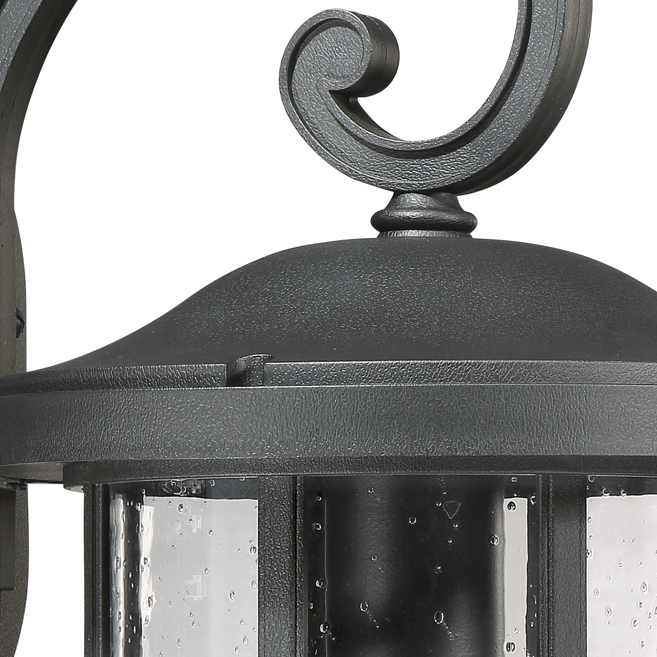 Crusade 1 Light 18 inch Earth Black Outdoor Wall Lantern