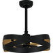 Zito 20 inch Matte Black with Black Matte Blades Fandelier